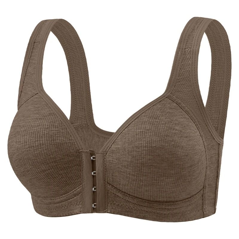 FallSweet Wire-Free Front Closure Bra Seamless Full Coverage Mom Lingerie