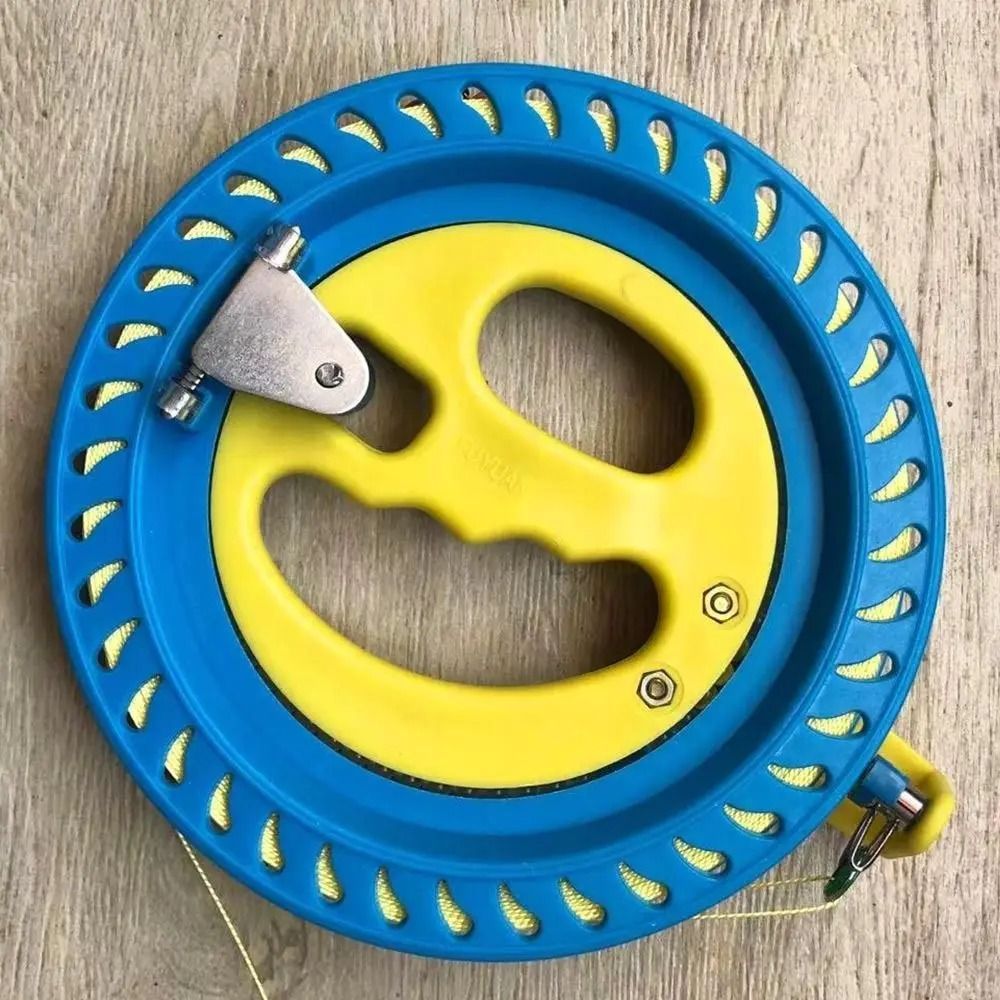 Fire Wheel Kite Reel Winder with Grip Handle 150 to 500M Line