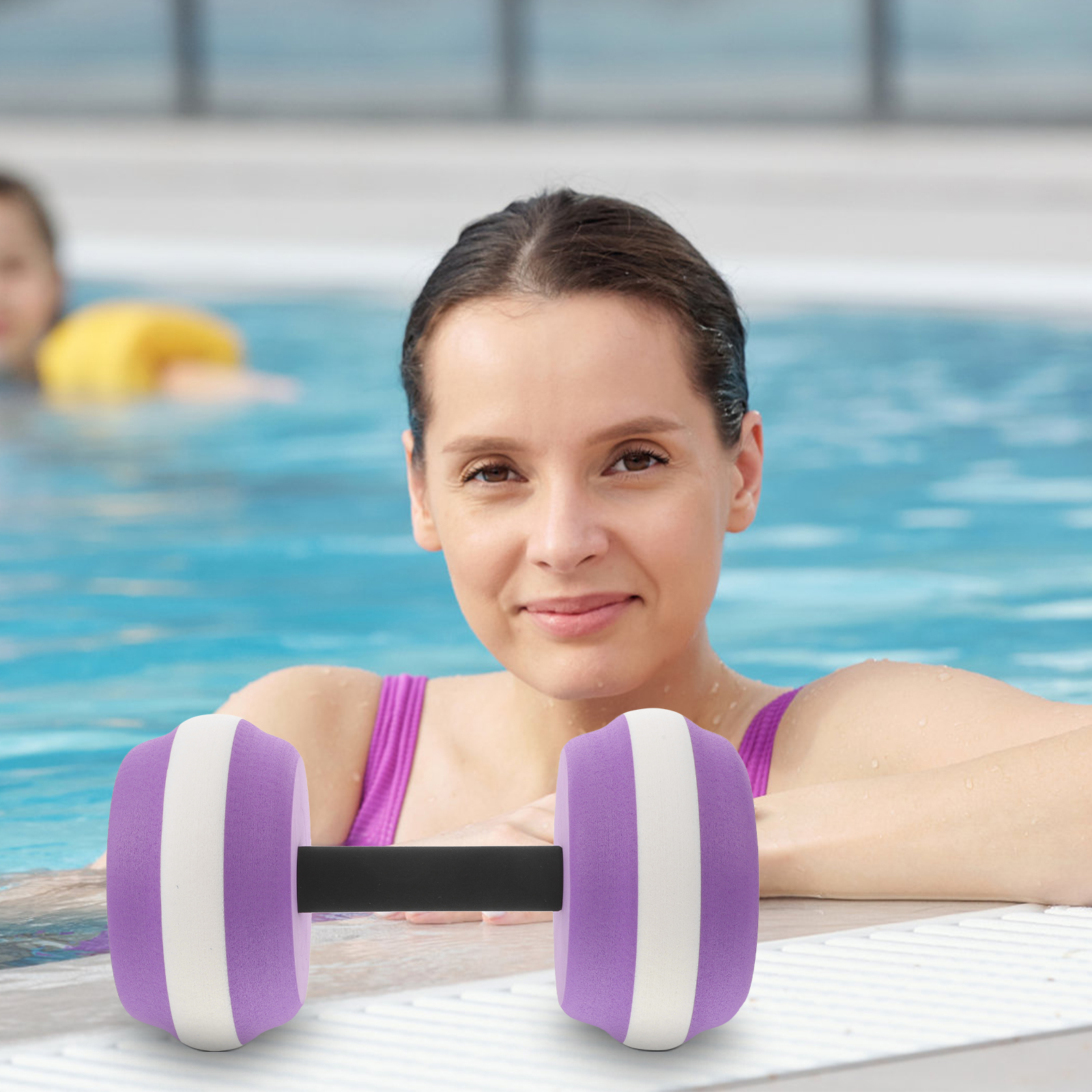 EVA Dumbbells on Water Pool Ankle Weights for Exercise Bubble Swim Equipment, Swimming Exercises Tools for Aqua Aerobic