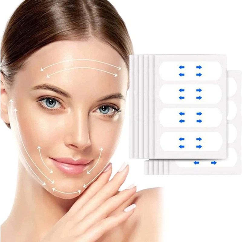 Waterproof Face Makeup Adhesive Tape, Invisible Breathable Lifting Face Sticker, Tighten Chin, Facial Care