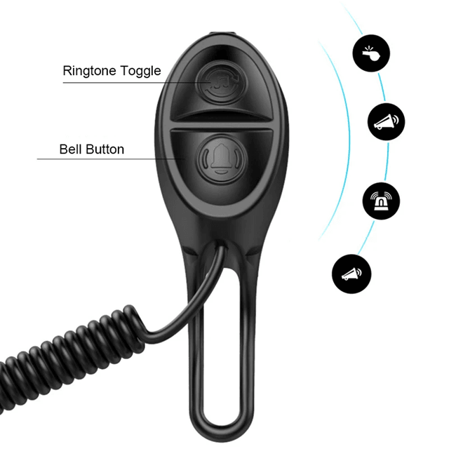 SoundGuard Rechargeable Bike Bell with Electric Horn
