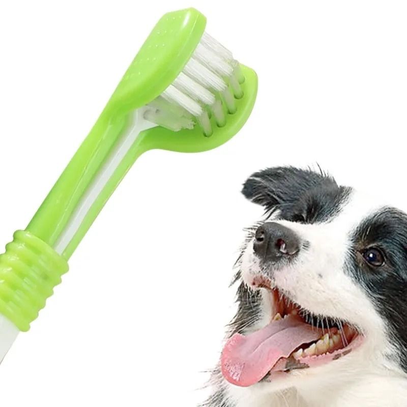 Three Sided Toothbrush For Dogs And Cats