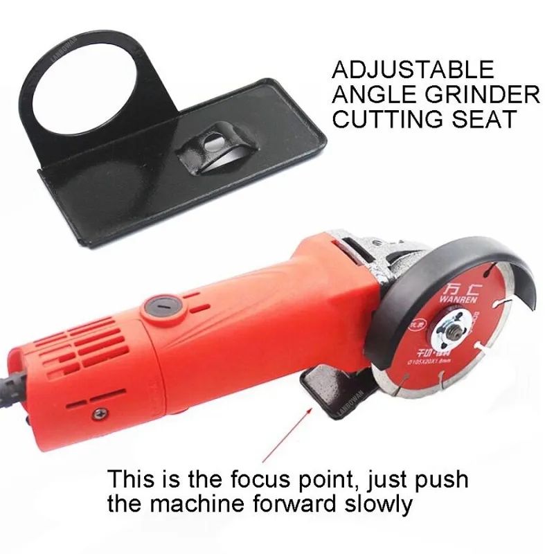 Pro-Grip Angle Grinder Base Stand - Adjustable Heavy-Duty Steel Holder for DIY & Workshop Cutting