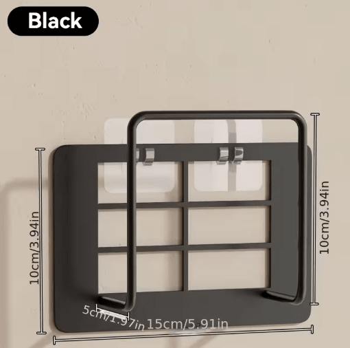 Non-Drilling Wall Mounted Router Bracket & Multifunctional Storage Rack