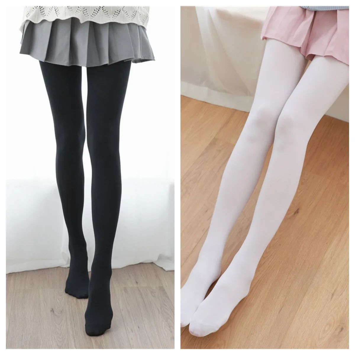 Womens Velvet Lolita Dance Tights Pantyhose