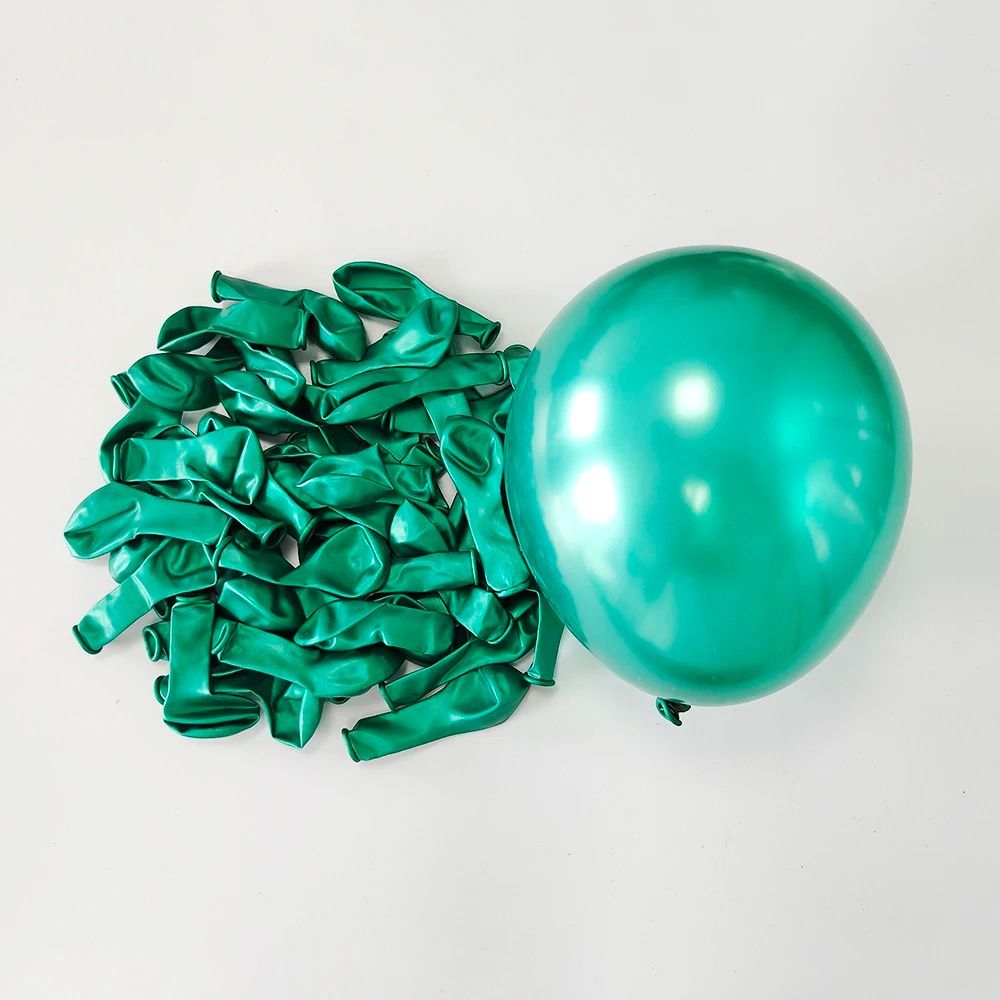 10-Piece 10-Inch Metallic Chrome Latex Balloons