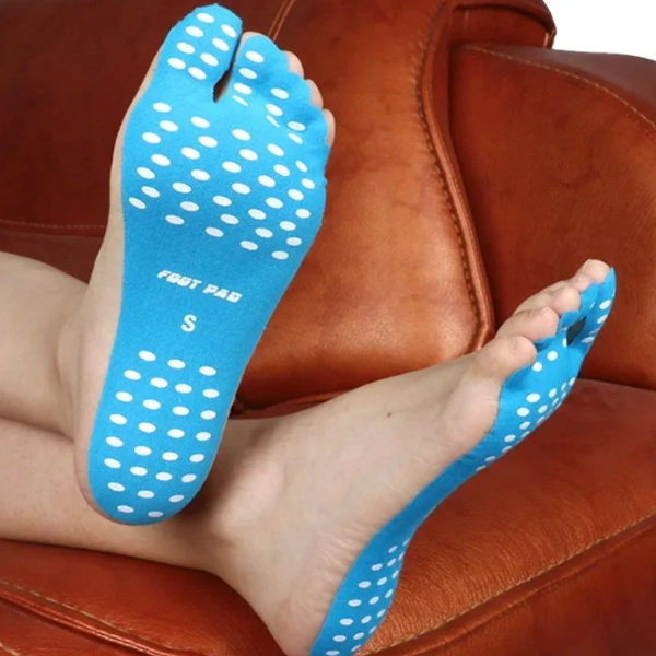 Non-Slip Beach Invisible Foot Stickers, Waterproof & Flexible Sticky Pads for Feet, Perfect for Beach and Indoor Use