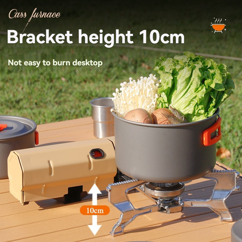 Portable Camping Gas Stove Folding Cassette Outdoor Cooking Grill Burner & Heater