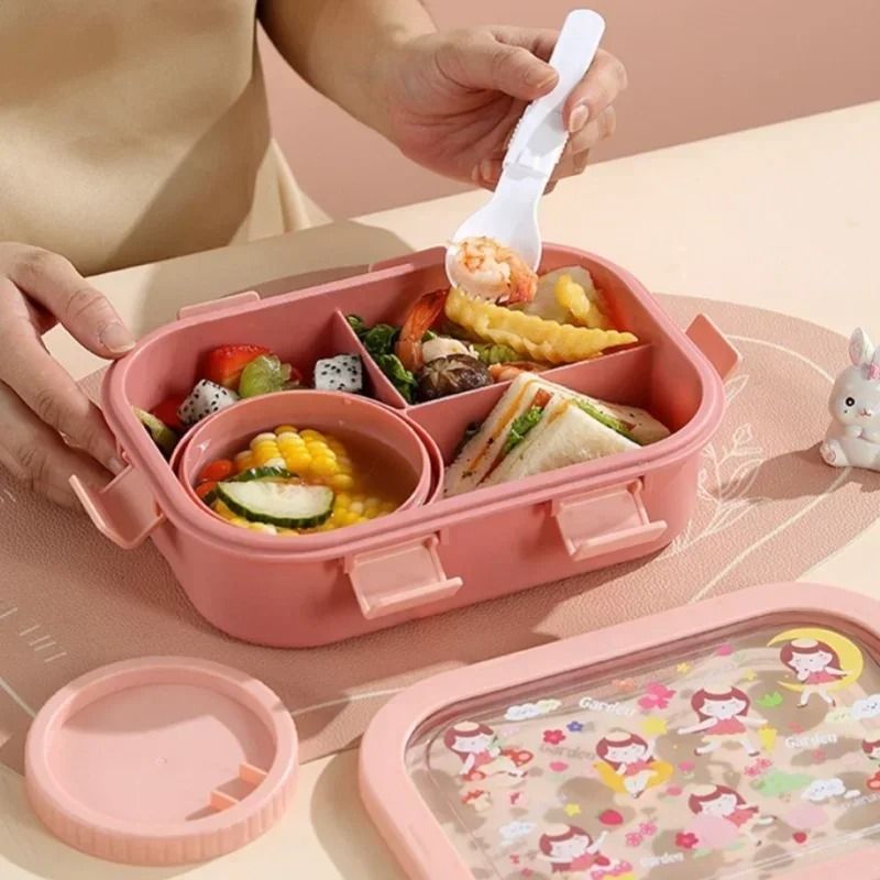 Leak Proof Bento Lunch Box With Soup Bowl