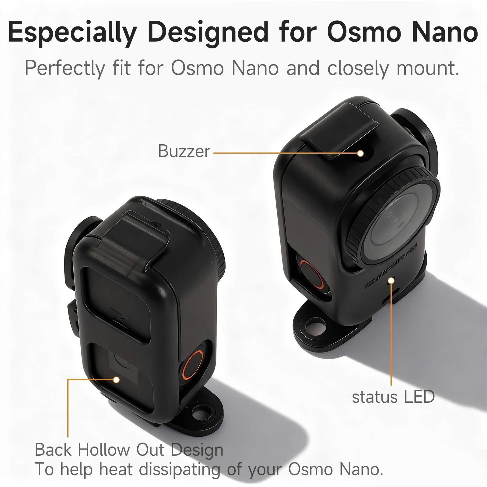 Foldable Protective Frame Mount for DJI Osmo Nano Vertical and Horizontal Shooting