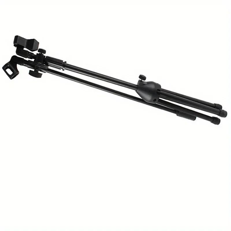 Tripod Boom Microphone Stand with Adjustable Arms and Mic Clip