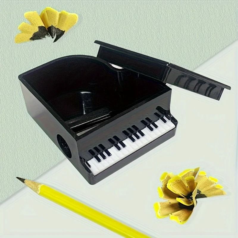 Piano Shaped Pencil Sharpener and Creative Music Stationery Hardware