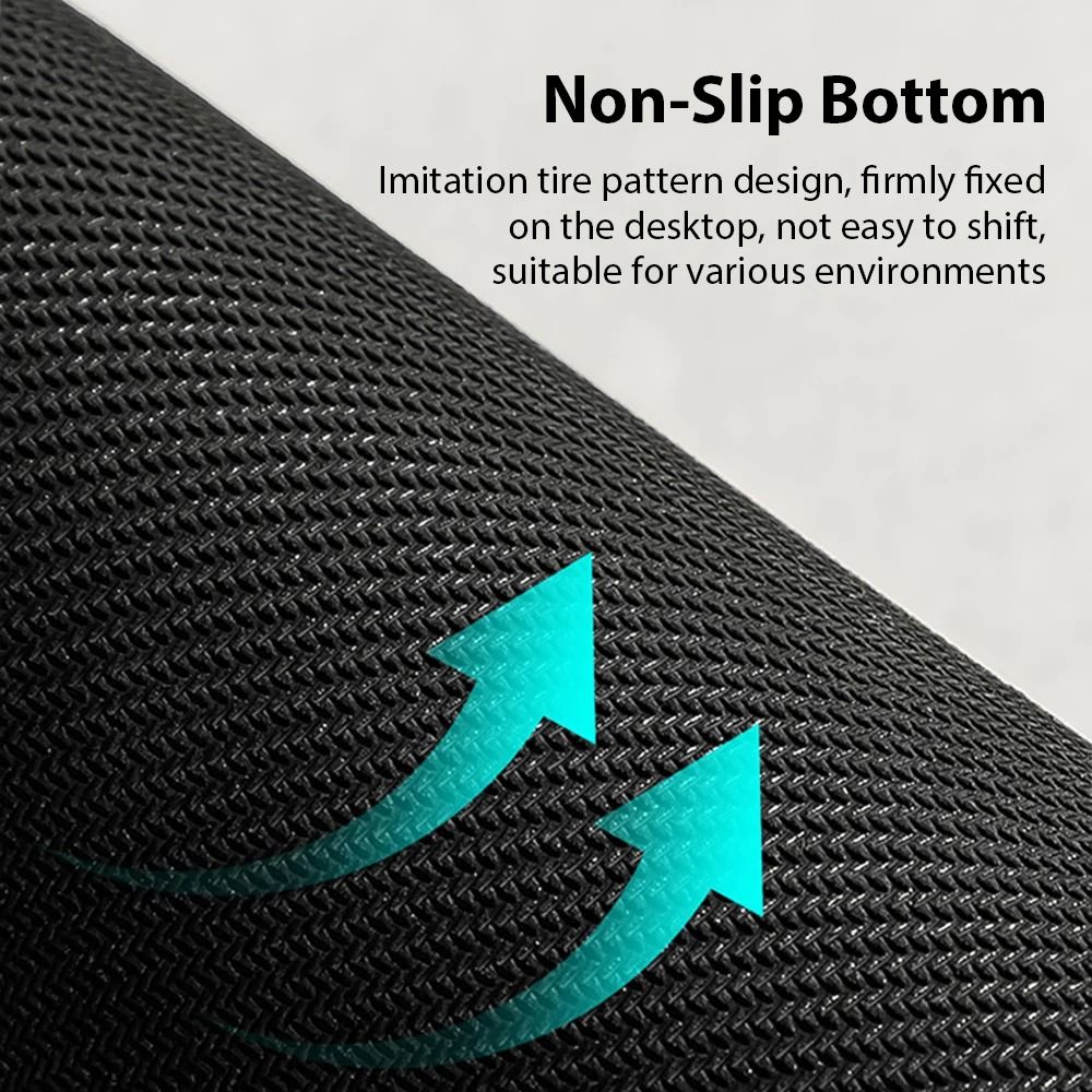 Large Anti Slip Mouse Pad Extended Desk Mat with Stitched Edges