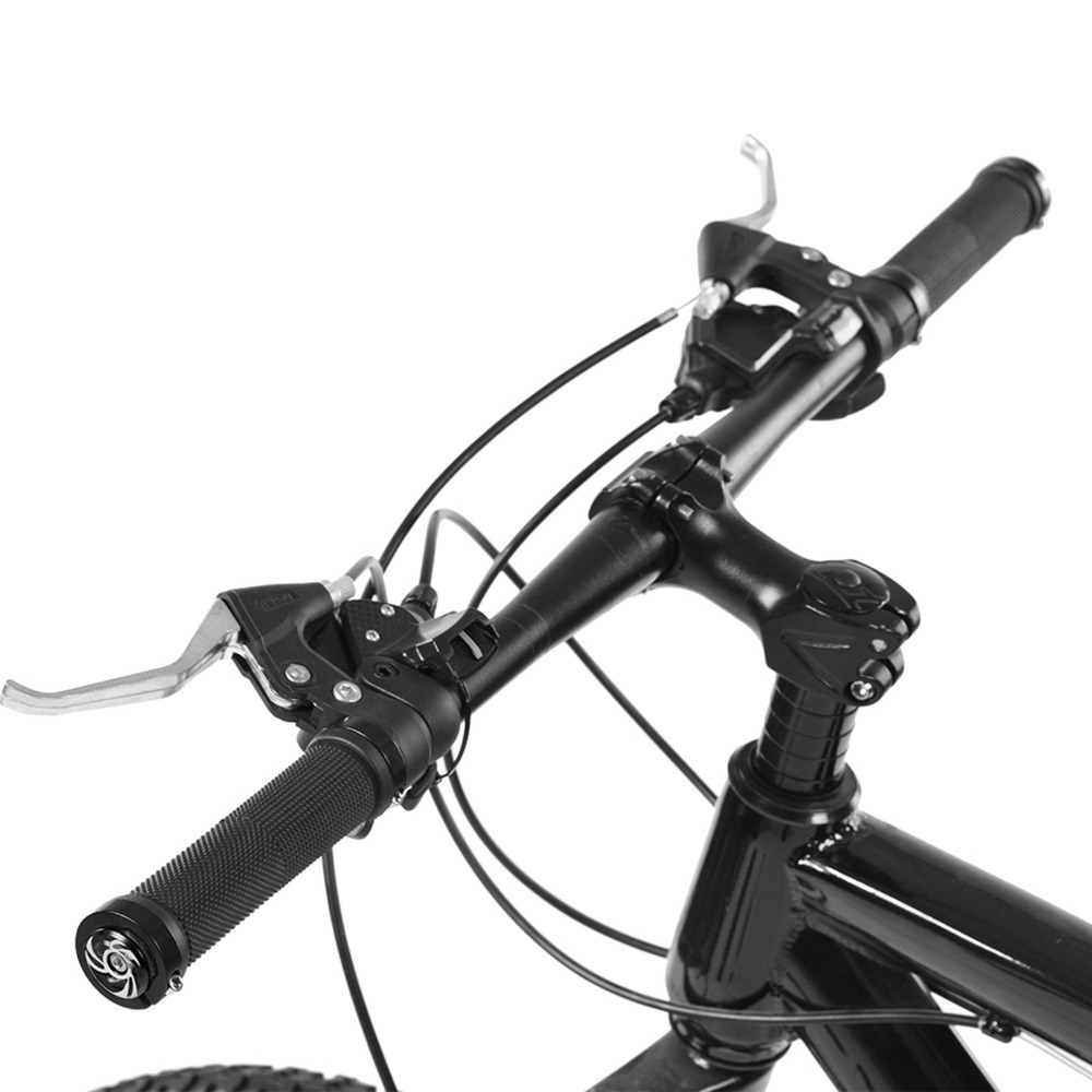 Ergonomic Handlebar Grip, Non-Slip Bicycle Grip Rubber, Aluminum Alloy Lock-On Bike Handlebar Cover