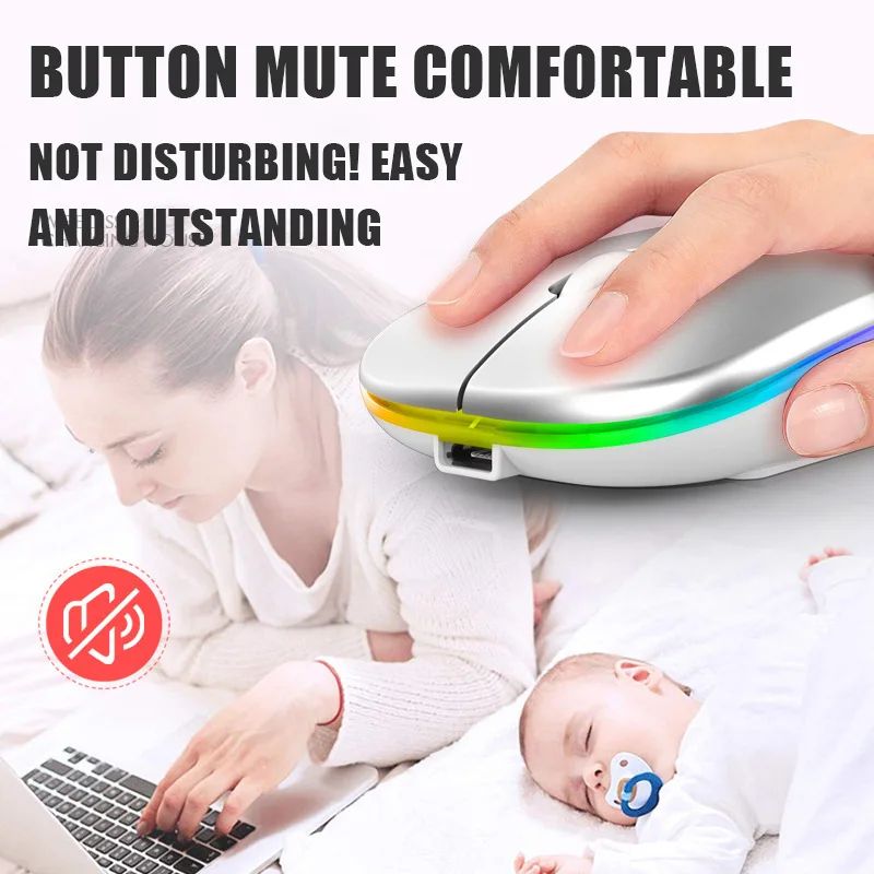Rechargeable Wireless Bluetooth Mouse