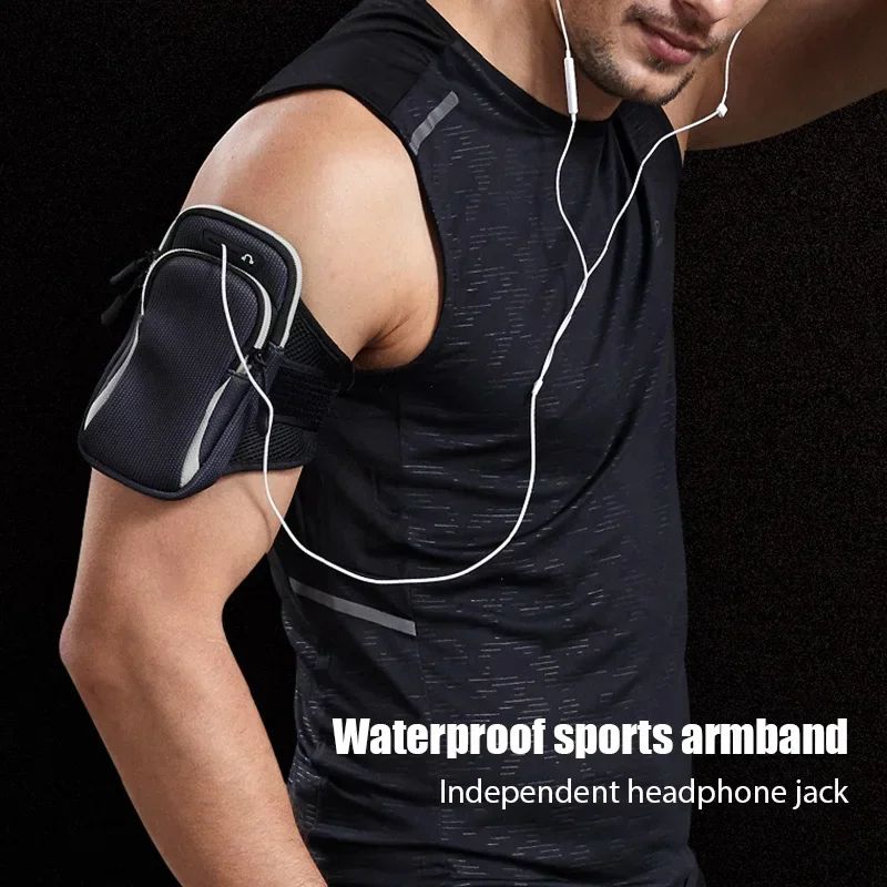 Universal Running Phone Armband – Adjustable Sports Phone Holder for Secure, Hands-Free Workouts