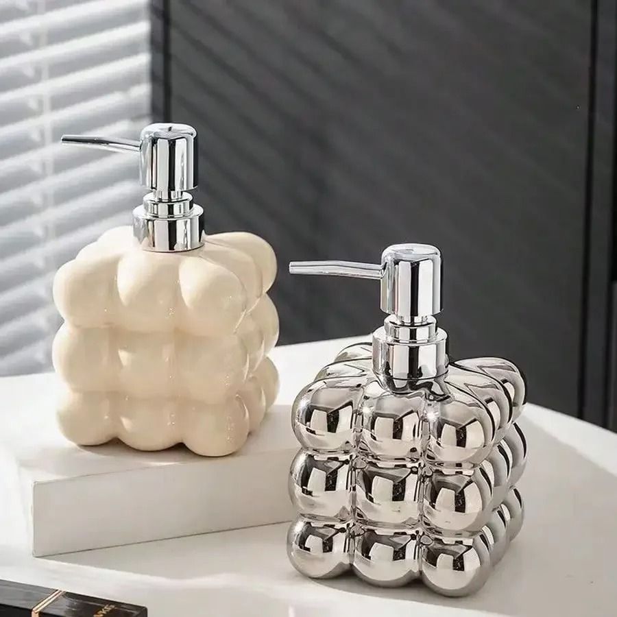 300ml Ceramic Soap Dispenser – Stylish Bathroom Bottle