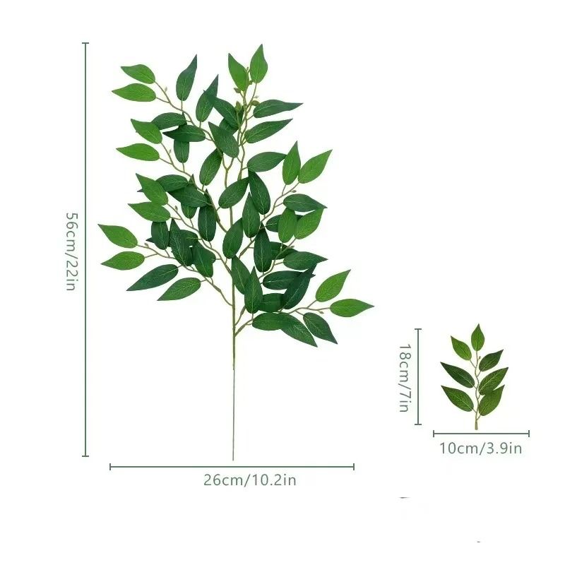 Silver Dollar Artificial Eucalyptus Greenery Stem