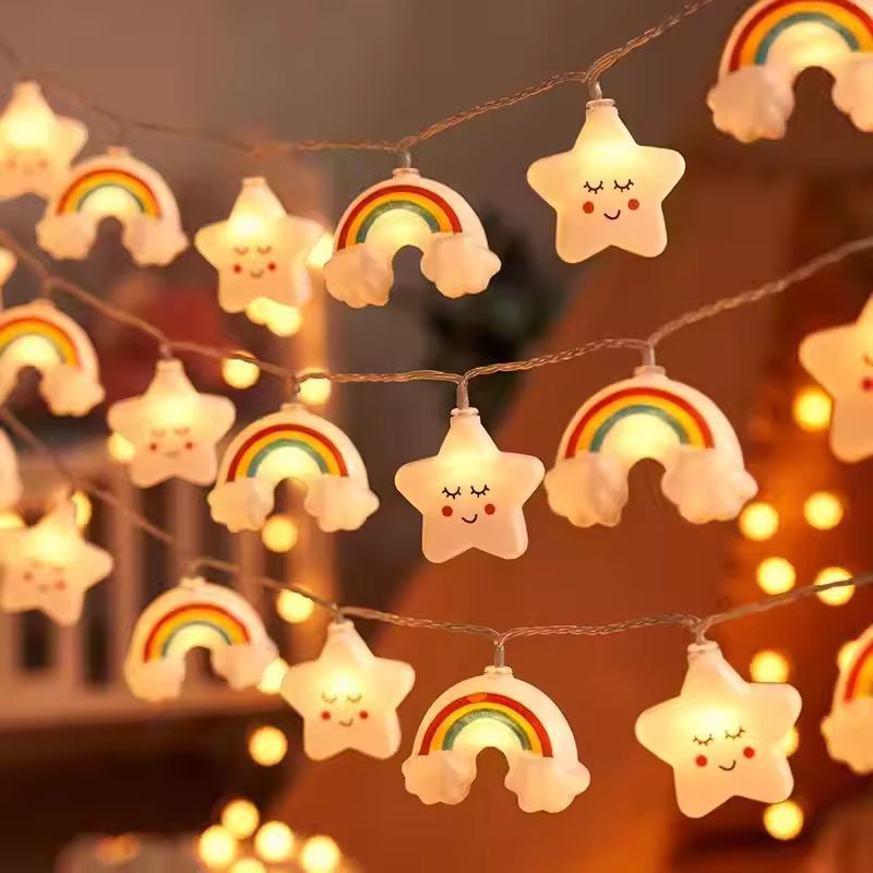 CozyStar Battery-Powered Star LED String Lights