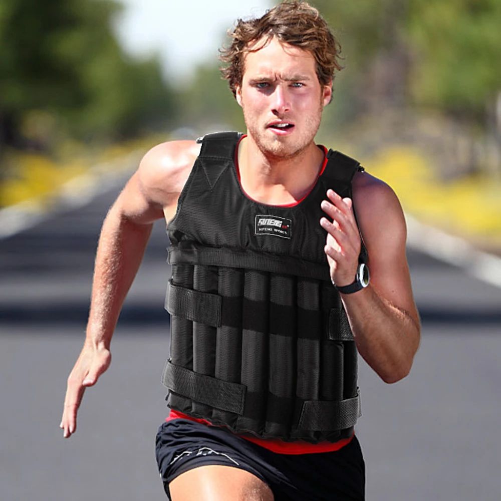 Adjustable Weighted Training Vest for Running & Strength Training – Heavy Duty Fitness Weight Vest