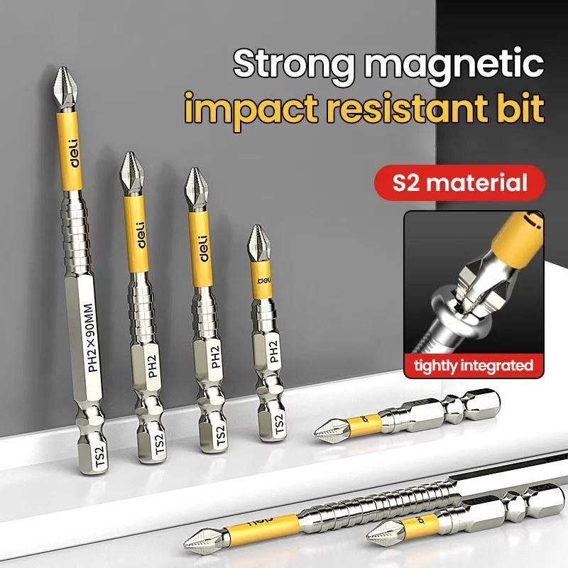 Non Slip PH2 Magnetic Batch Bit Cross Screwdriver Set