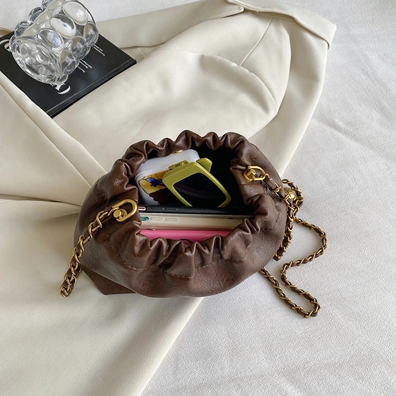Stylish Women Chain Shoulder Bag, Versatile Crossbody Hobo Tote, Sling Satchel, Casual Girl Purse