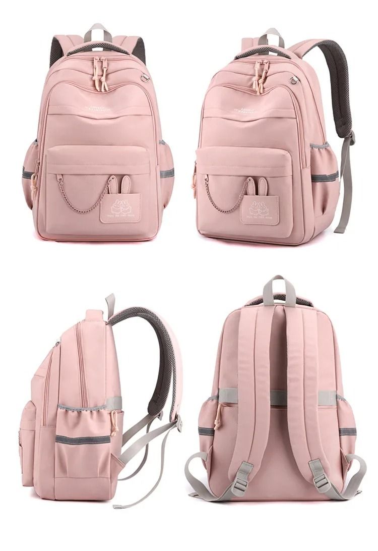 Girls Large Capacity School Backpack with Bookbag Compartments