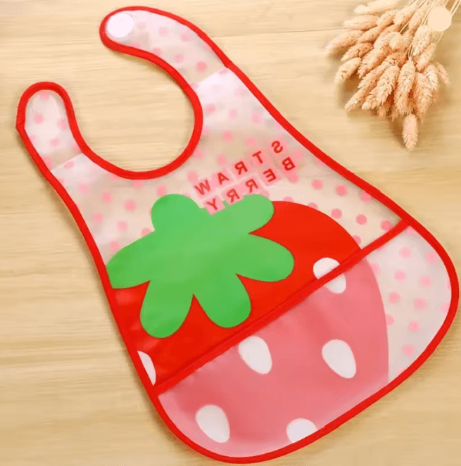 SplashGuard Waterproof Baby Bibs 3 Pack Sleeveless Cartoon Feeding Aprons