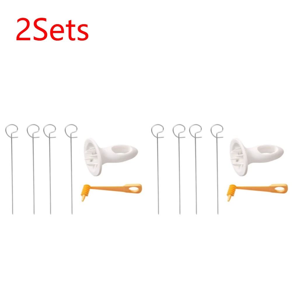 Creative Stainless Steel Rotate Potato Slicer and Twisted Spiral Cutter Kitchen Gadget Set