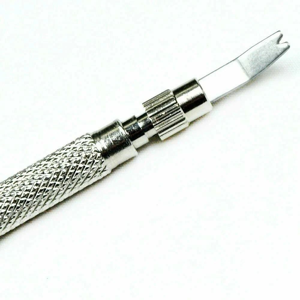 Watch Repair Tool Steel Link Remover with Spring Bar Pin Pusher & Spare Tips