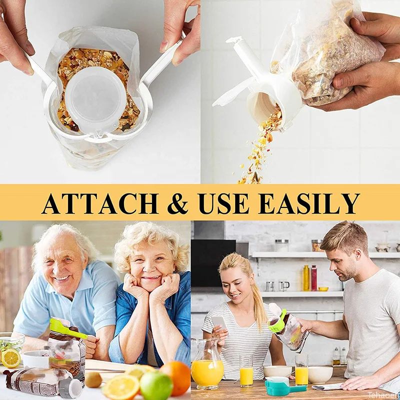 Reusable Snack Bag Sealing Clip Set