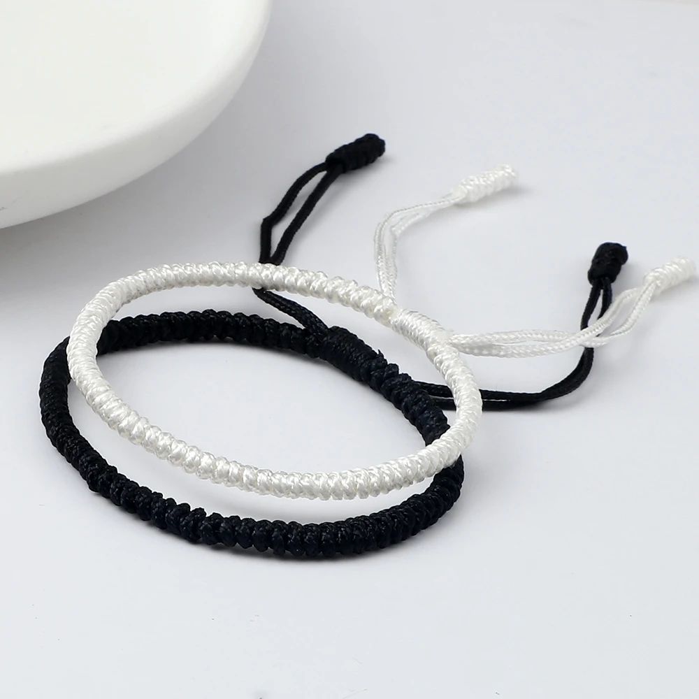 Yin Yang Couple Bracelets – Adjustable Handmade Protection & Love Wristband Set