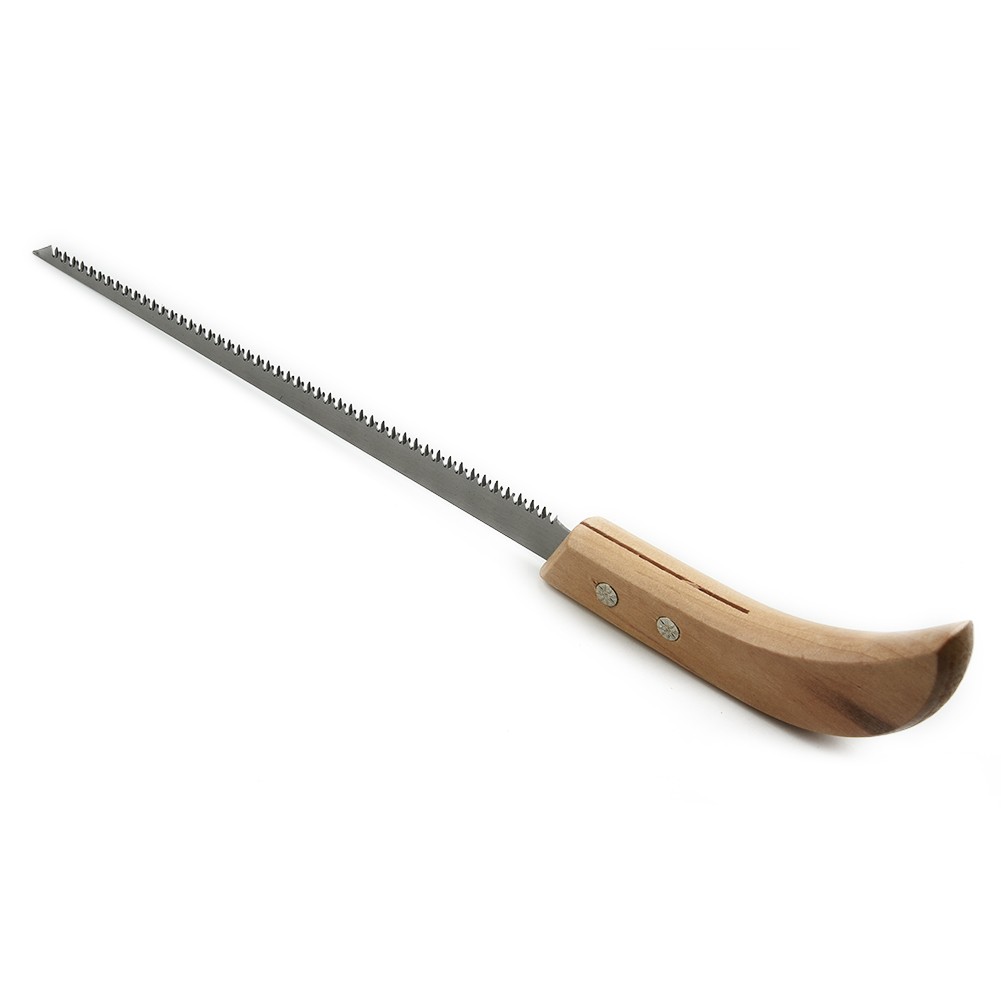 Outdoor Portable Ice Cutting Saw with Wooden Handle Multi-Function Hand Saw for Household and Garden Use
