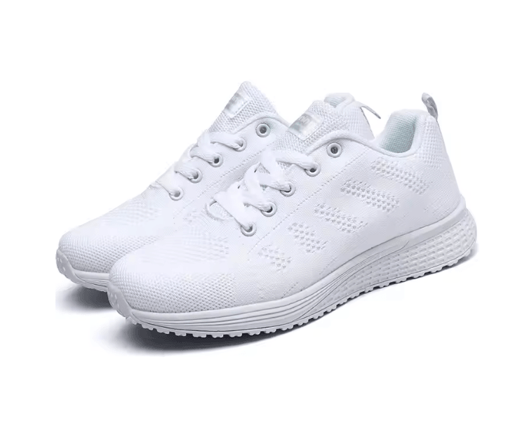 Women Breathable Mesh Walking Shoes Casual Flat Sneakers