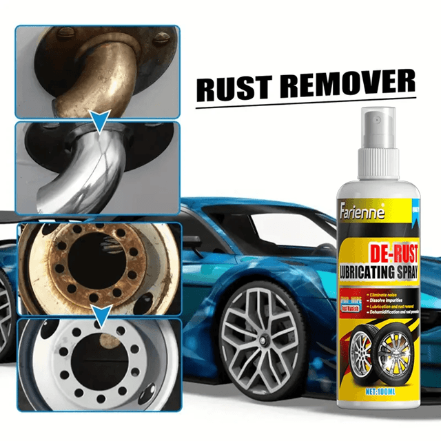 RustRenew Fast-Acting Rust Remover Spray, Car, Tool & Metal Rust Cleaner