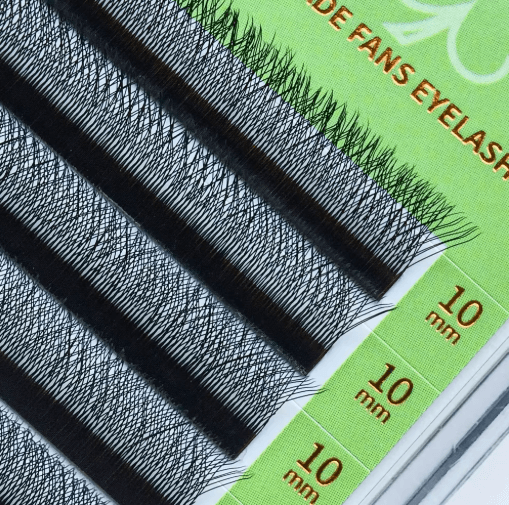 GLAMLASH L / LU / M W-Shape 3D Premade Volume Lash Extensions – Soft Faux Mink YY Style