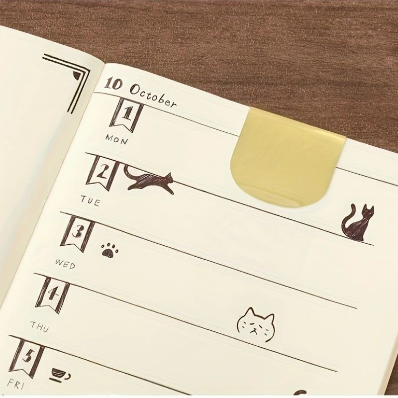 Three-in-One Cat Lover Template Ruler – Cute Cat Stencil Bookmark & Double-Sided Measuring Ruler with 20+ Designs