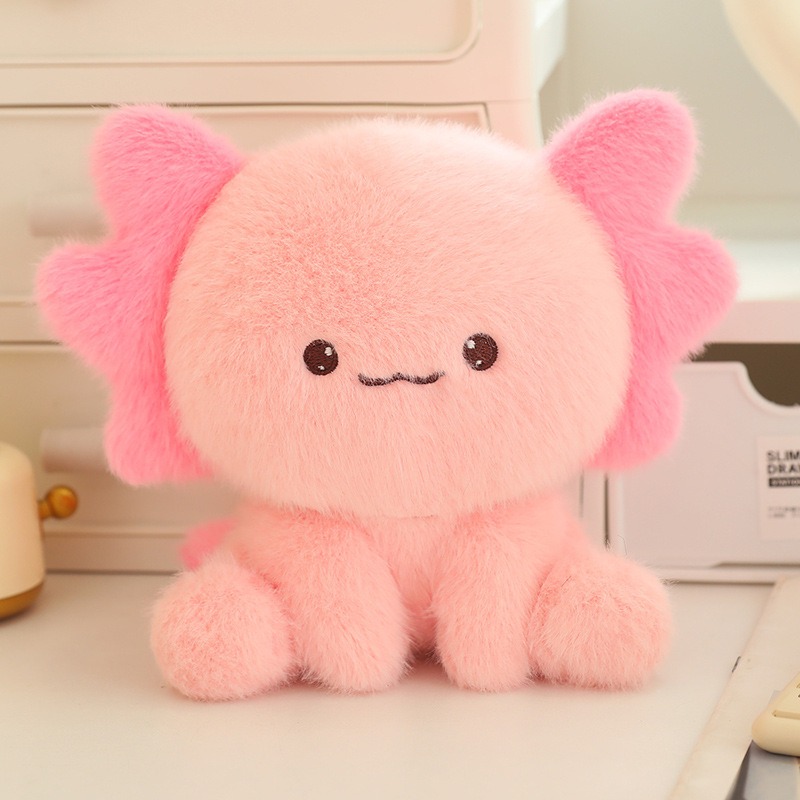 Cute Plush Salamander Toy Soft Stuffed Animal Doll for Birth Gifts & Home Decor