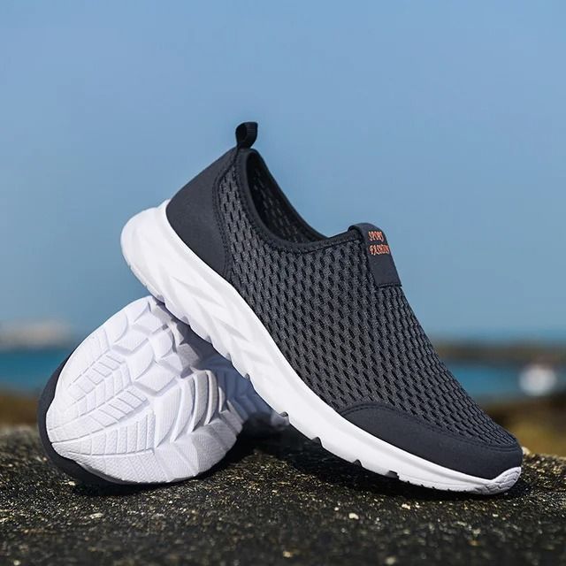 Breathable Summer Loafers Men Lightweight Casual Walking Shoes
