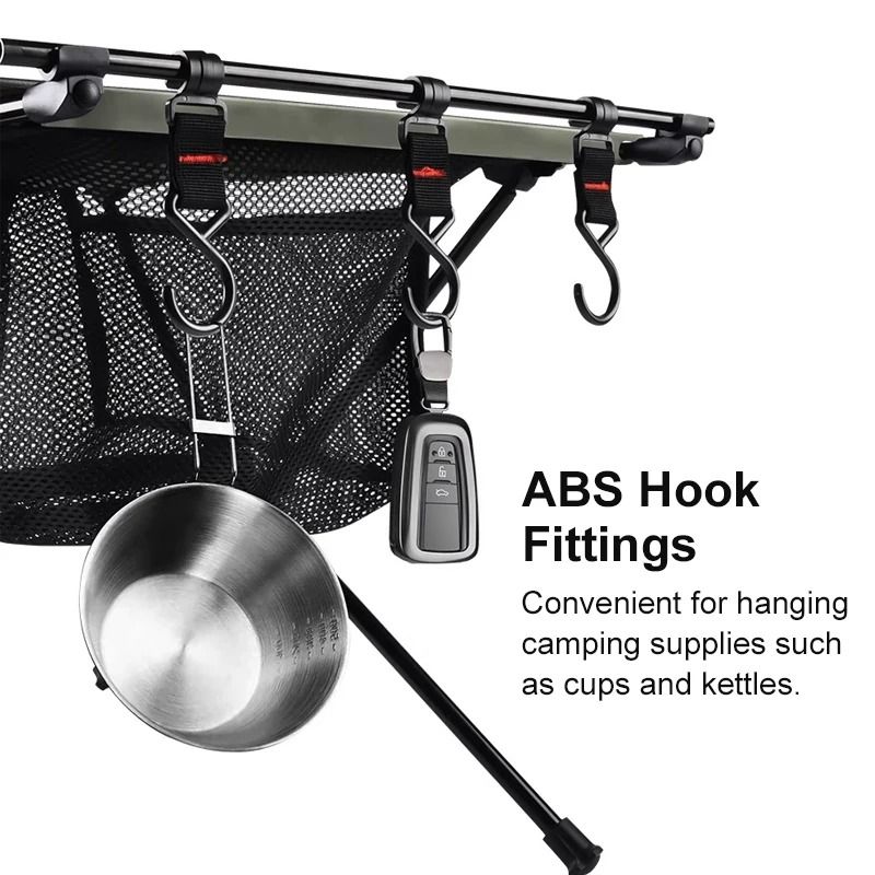 Folding Aluminum Camping Table with Storage Mesh Bag for Outdoor Picnic BBQ and Hiking