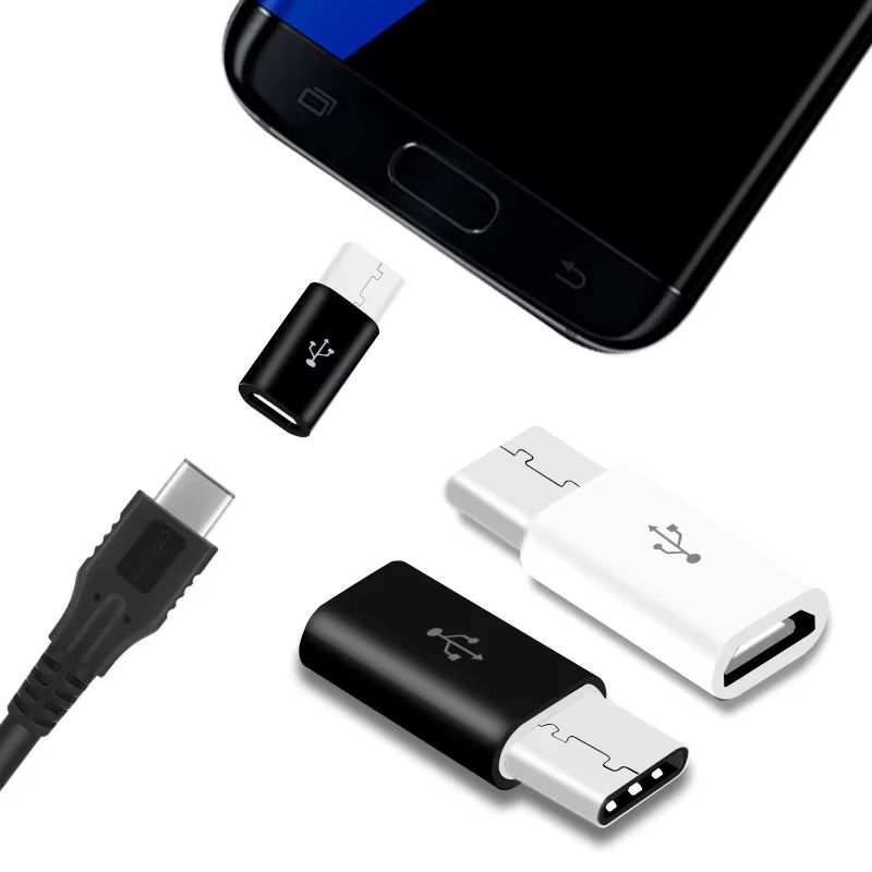 Micro USB to USB-C Adapter OTG Converter – Fast Charging & Data Transfer