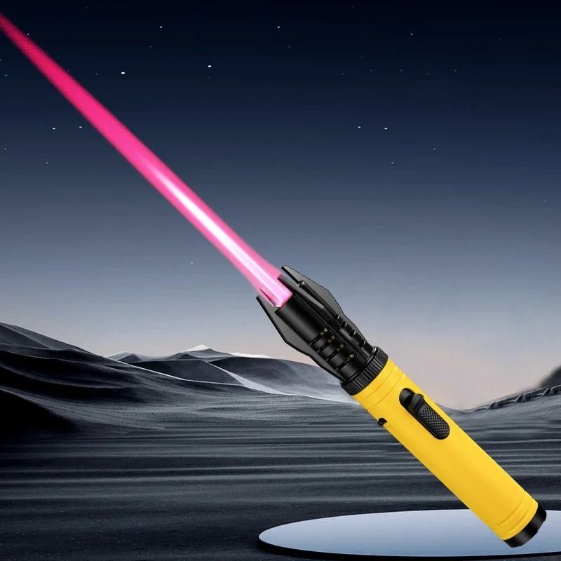 Windproof Metal Torch Lighter Powerful Jet Flame Gas Lighter