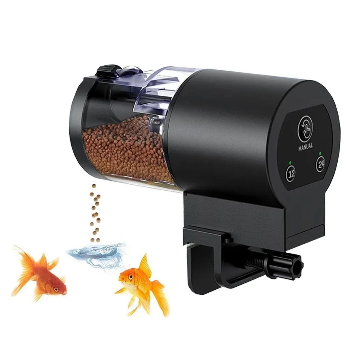 Automatic Fish Feeder with 100ml Capacity for Aquariums