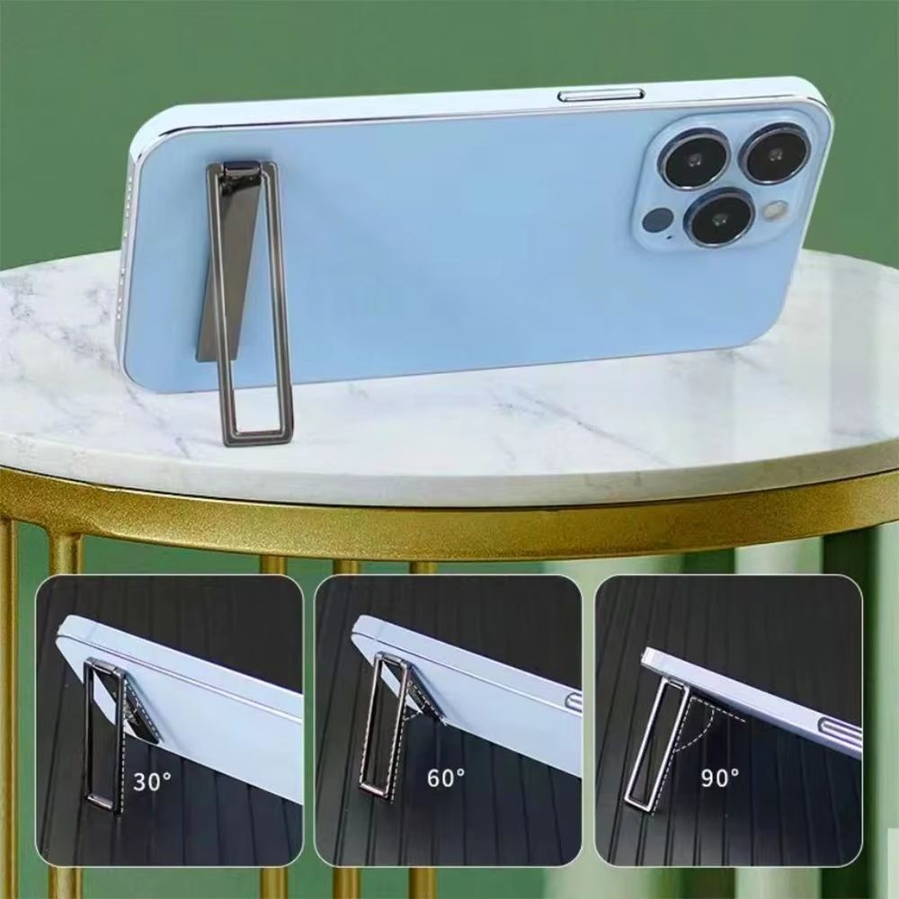 Ultra-Thin Foldable Metal Phone Holder Stand Universal Desktop Kickstand