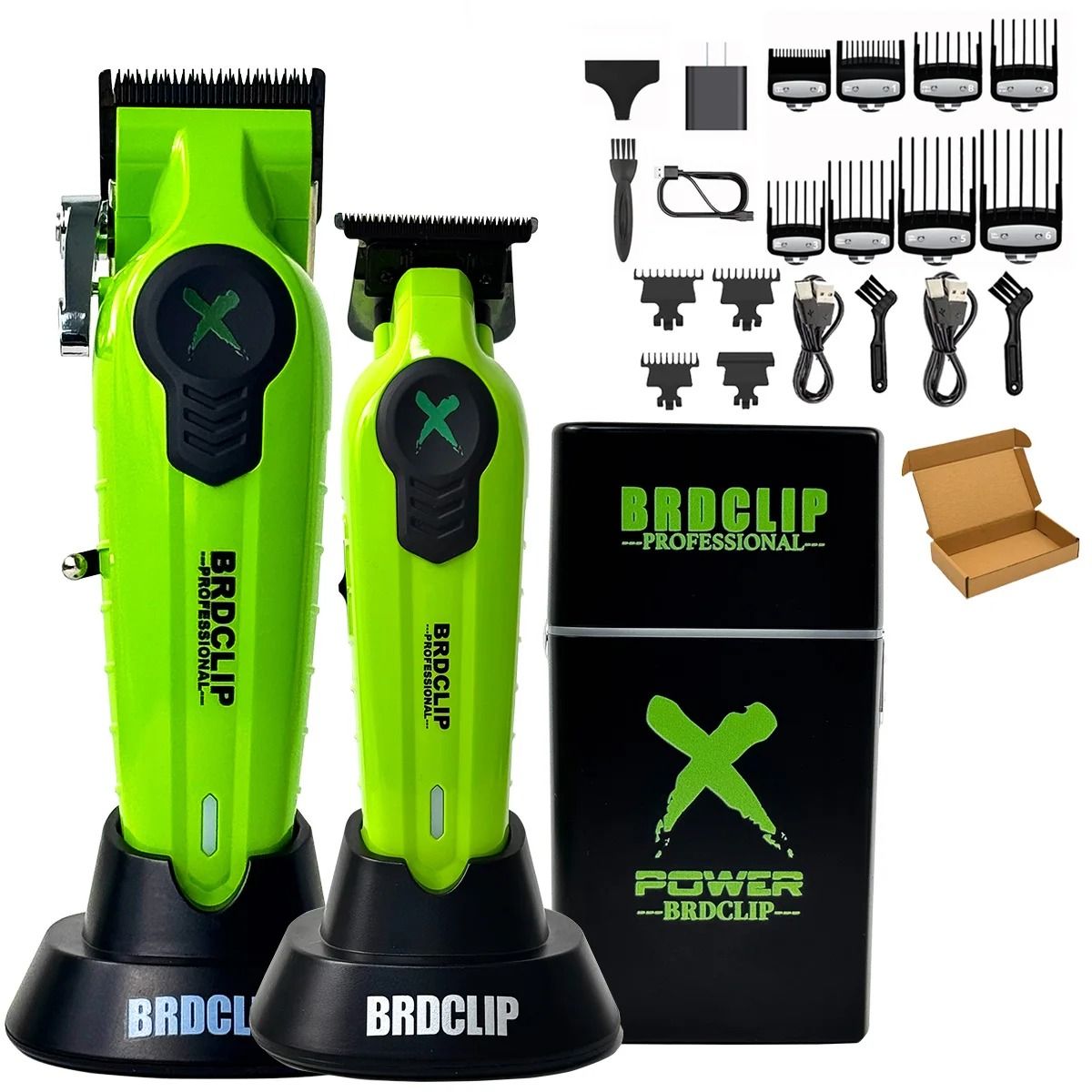 BRDCLIP X Series Professional Hair Clipper Trimmer and Shaver Set