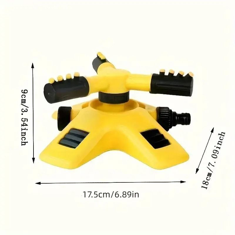 360 Degree Automatic Rotating Garden Sprinkler Head