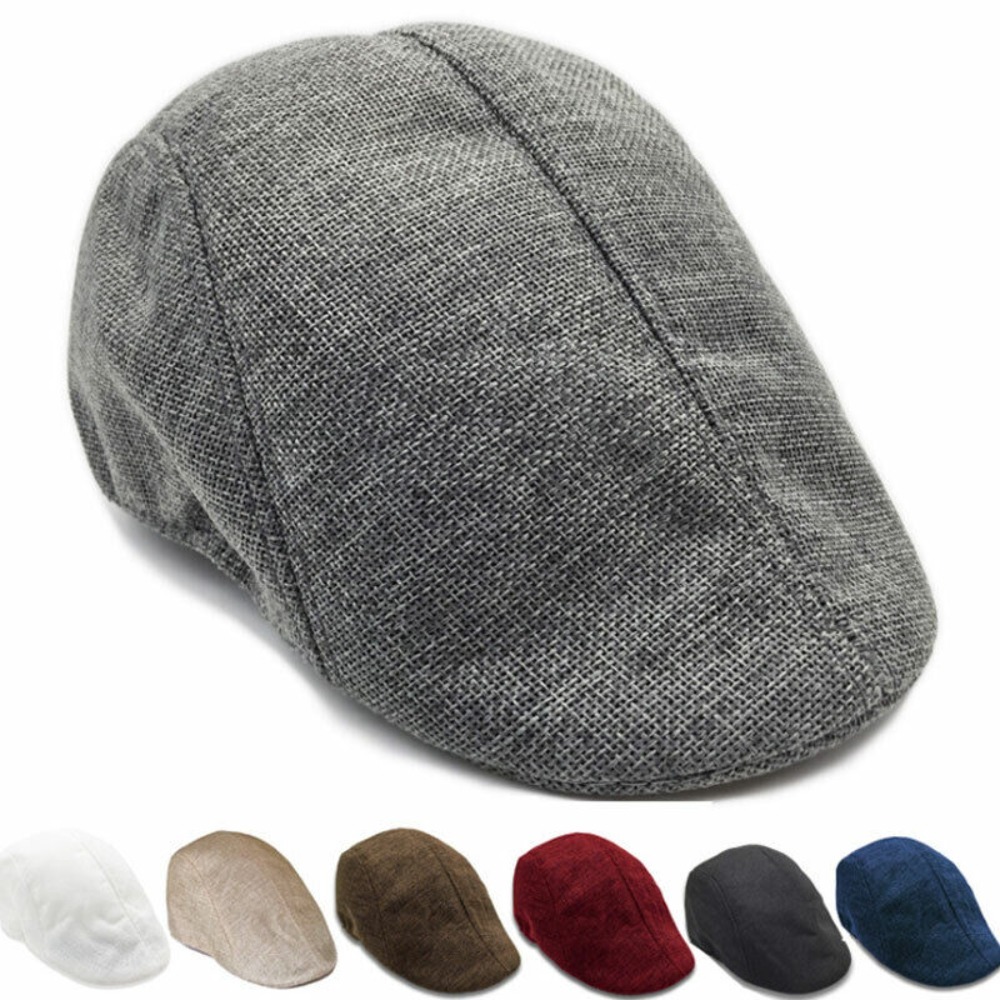 Peaky Newsboy Golf Driving Hat – Vintage Flat Cap for Men & Boys | Classic Cabbie Beret for Stylish Looks
