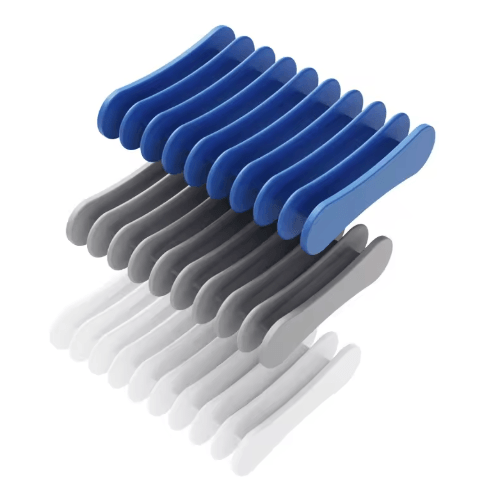 Premium Silicone Self Draining Soap Dish Compact Easy to Clean Soap Holder