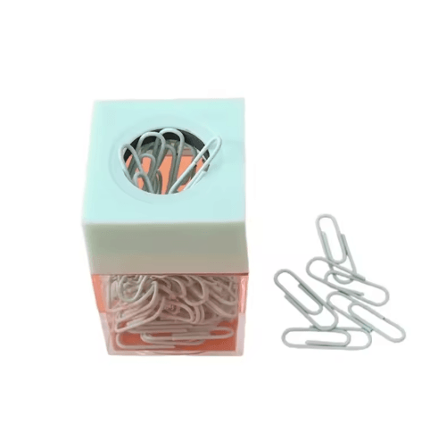 Cute Magnetic Paper Clip Holder Desk Organizer with Clips