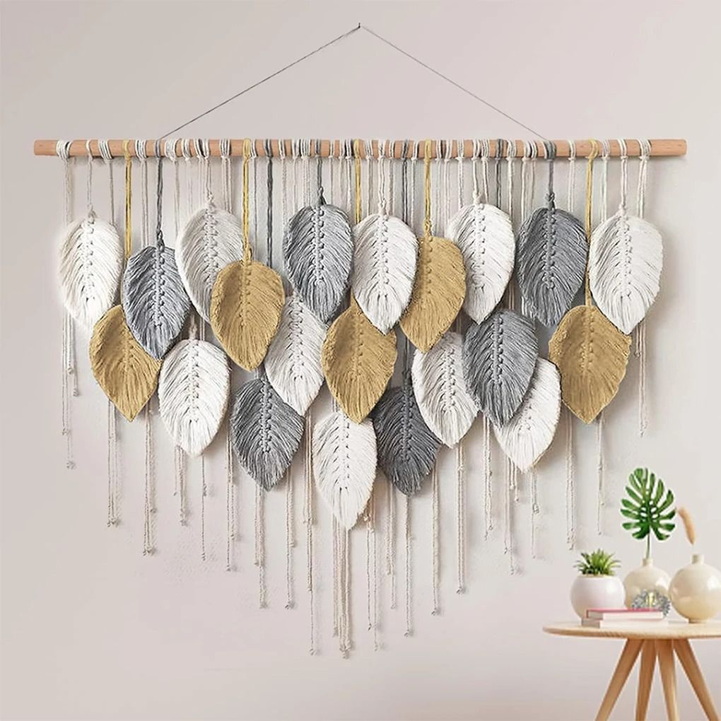 Fiber Narrative Sculpture – High-Definition Macrame Architectural Tapestry